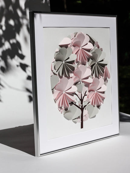 Wedding Guest Book (Blush and Light Grey)