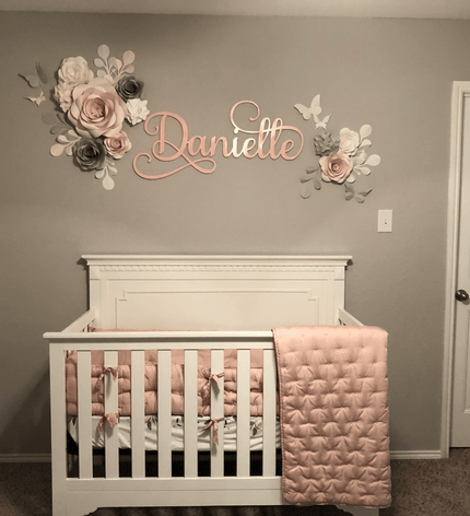 Beautiful Paper Flowers in Kids room
