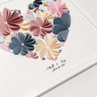 Slate Blue and Dusty Rose Guest Book