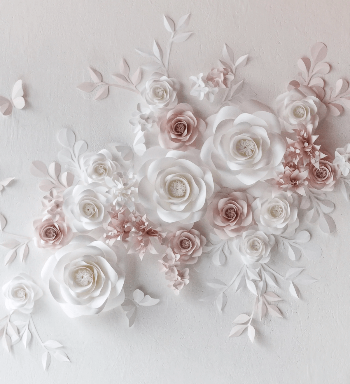 Wedding Paper Flower Backdrop