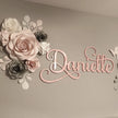 Nursery Paper flowers in Blush