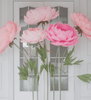 Paper Peonies (including Metal stand)