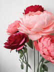 Standing Paper Roses and Peonies