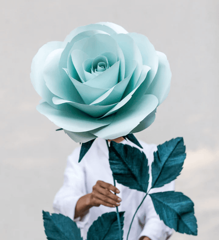 Mint Paper Rose