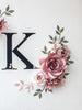Misty Rose and Olive Green Paper Flower Set