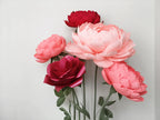 Standing Paper Roses and Peonies