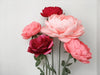 Standing Paper Roses and Peonies