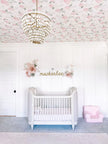 Mackenlee Paper Flower Set in a Toddler's Room