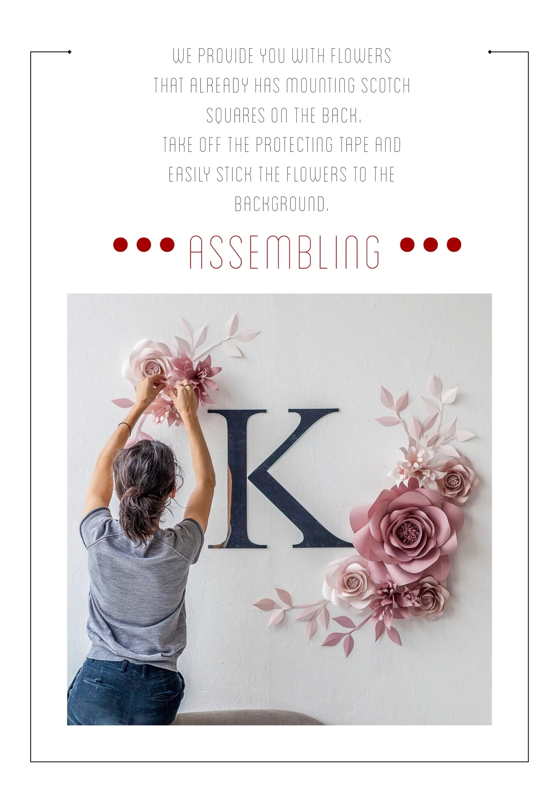 Paper Flowers Misty Rose Nude Blush