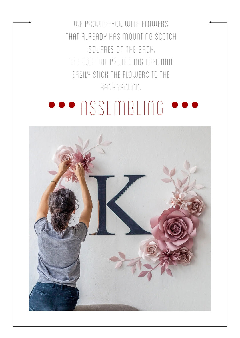 Mackenlee Paper Flower Set in a Toddler's Room