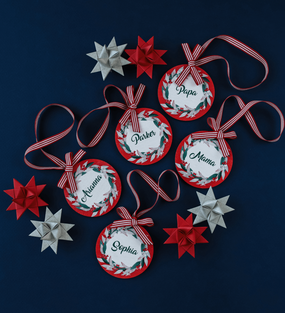 Wooden Christmas Wreath