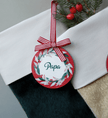 Wooden Christmas Wreath