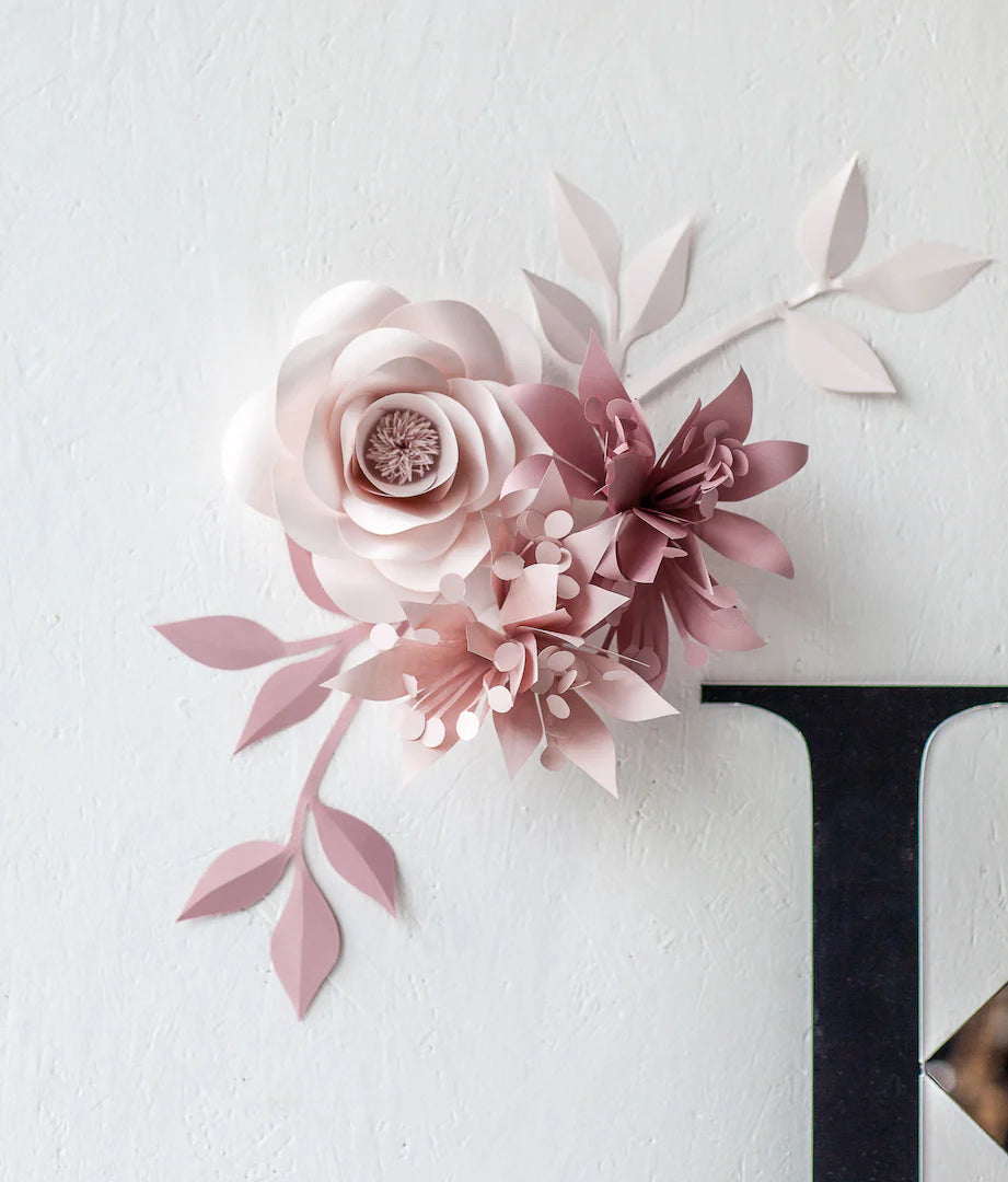 Nursery Paper Flowers - Paper Flowers Wall Decor for Nursery