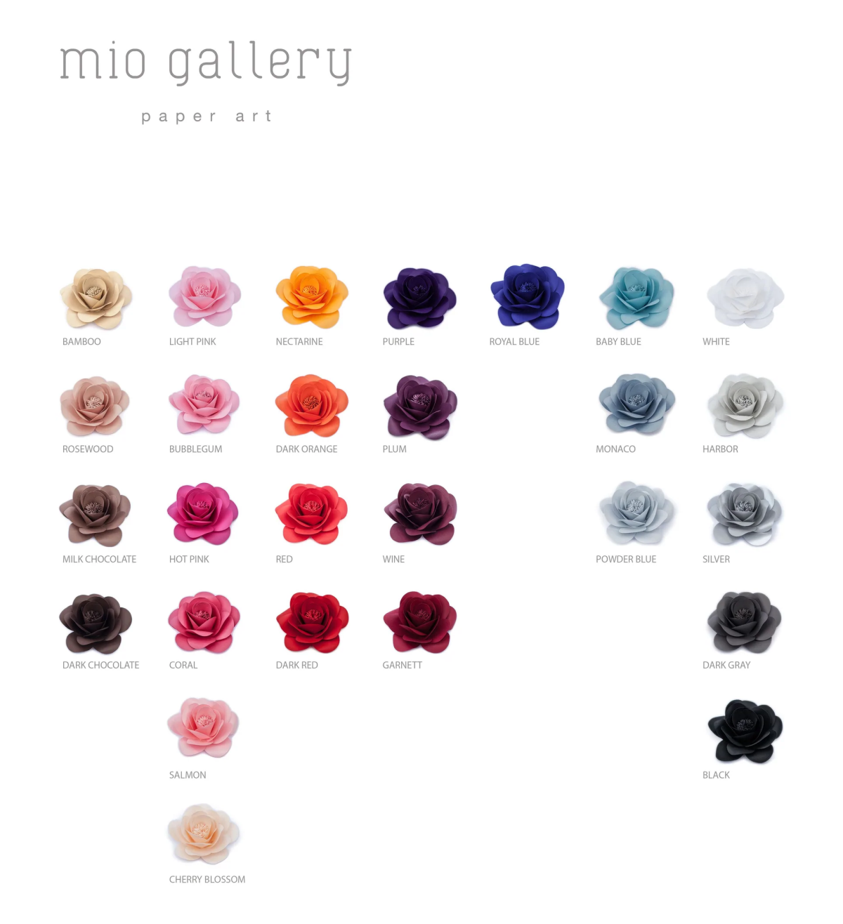 Nursery Paper Flowers - Paper Flowers Wall Decor for Nursery