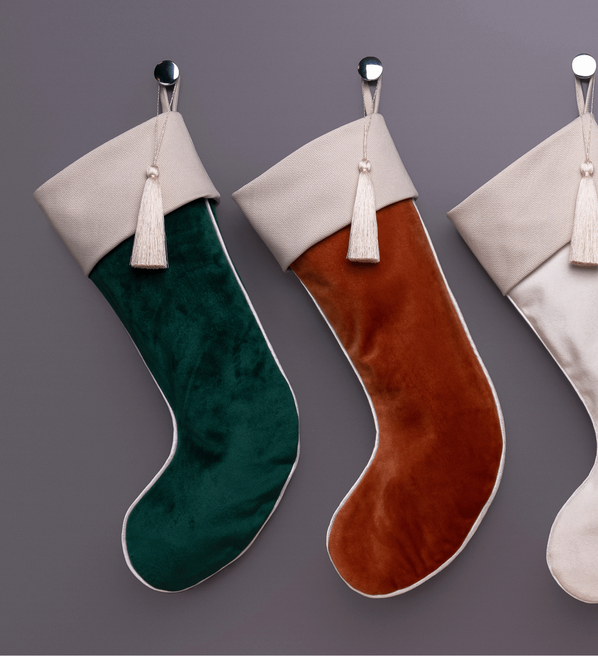 Faux Fur Christmas Stocking