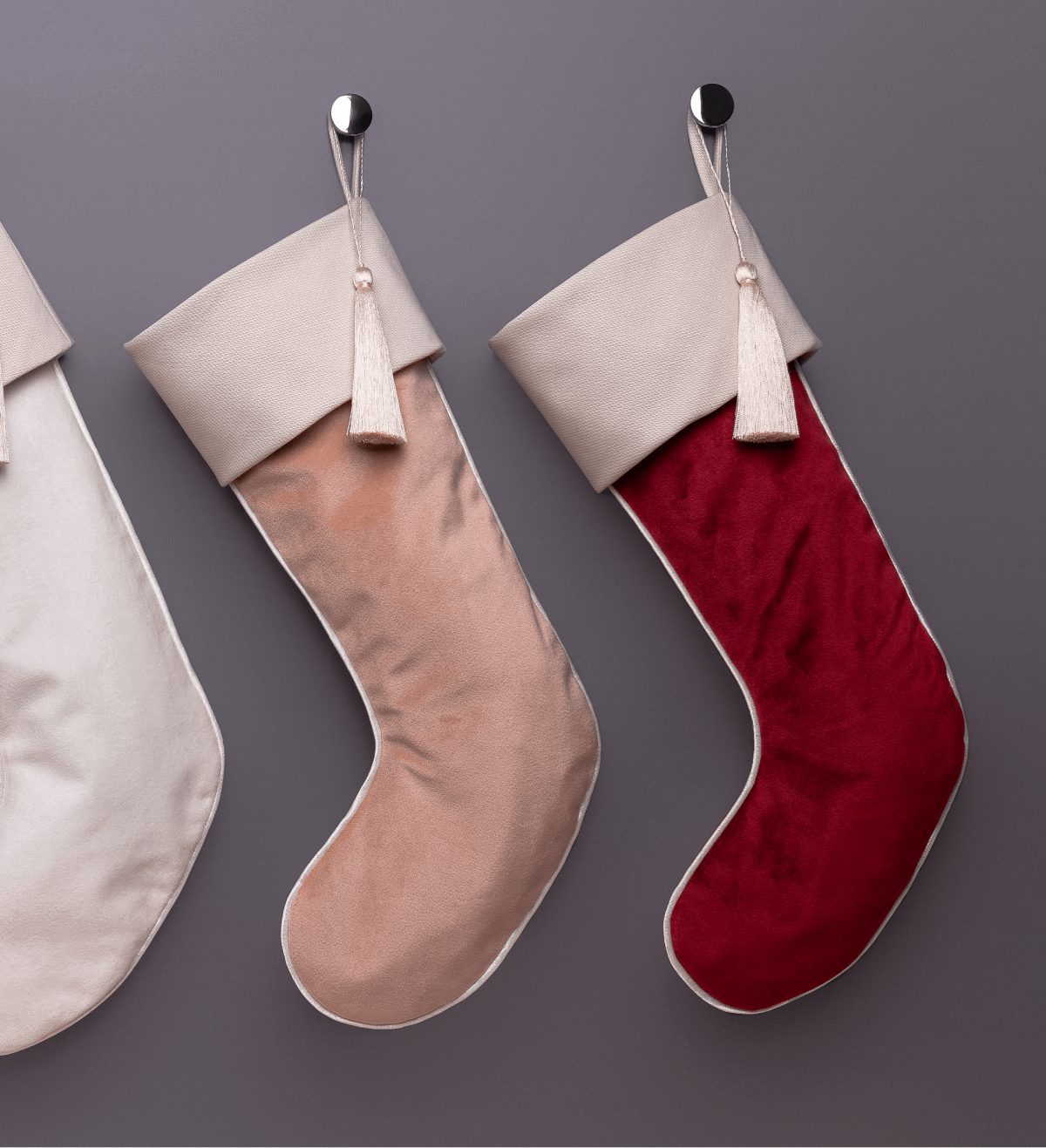 Faux Fur Christmas Stocking