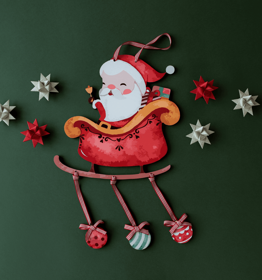 Santa on Sledge